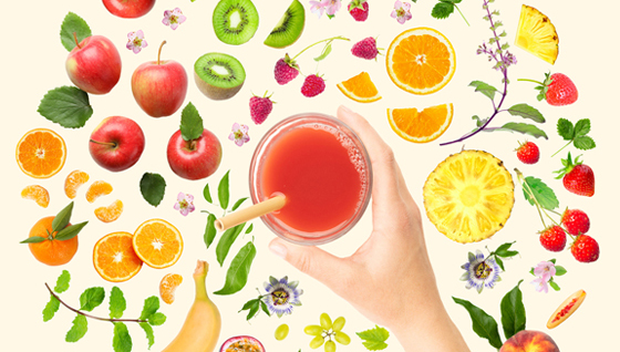 Rosace de fruits
